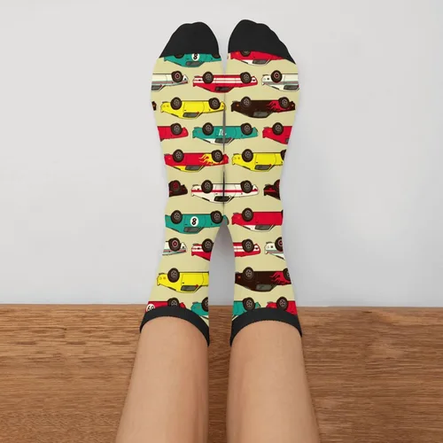 Vista 3 de Calcetines divertidos para hombre y mujer