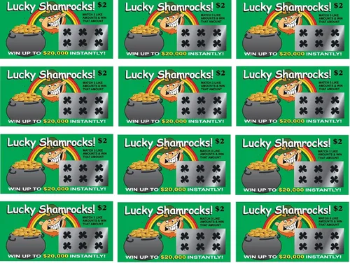 Vista 5 de Boletos de lotería falsos - Lucky Shamrock ST Patricks Day (paquete de 20 boletos) - Cada boleto es un ganador falso de 20,000 o más. Grandes