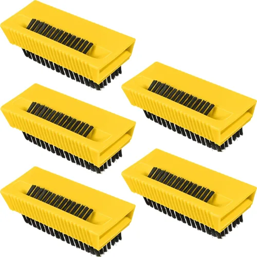 Vista 7 de 5 cepillos de uñas para limpiar las uñas, cepillos de mano para limpiar las uñas para hombres, cepillo no desechable, plástico resistente para manos
