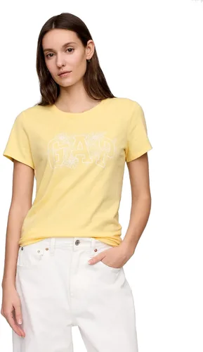 Vista 29 de Gap Camiseta clásica con logotipo para mujer Fresas Blancas