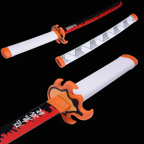 Vista 24 de ziqing Espada para cosplay de Demon Slayer hecha a mano, Katana de 31 pulgadas con múltiples estilos para elegir