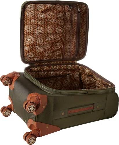 Vista 5 de Caribbean Joe 20 pulgadas 8 ruedas Spinner equipaje de mano, Verde oliva, 20" 8 ruedas Spinner de mano