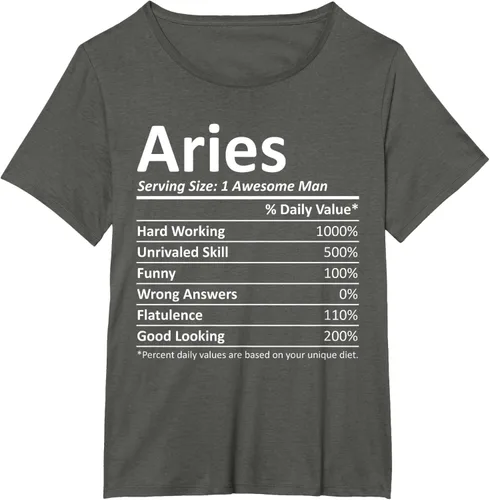 Vista 40 de ARIES Nutrition - Camiseta divertida de regalo con nombre personalizado para cumpleaños, Negro, S