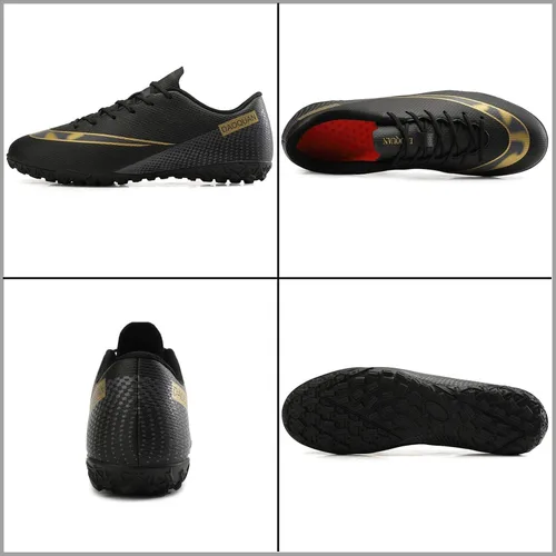 Vista 3 de UVCDE Zapatos de fútbol para hombre para fútbol atlético, profesional, CR TF, suela de suelo AG Team