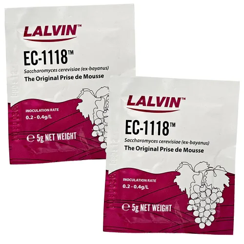 Vista 9 de Lalvin EC-1118 Levadura de Lallemand Inc - Paquete de 2