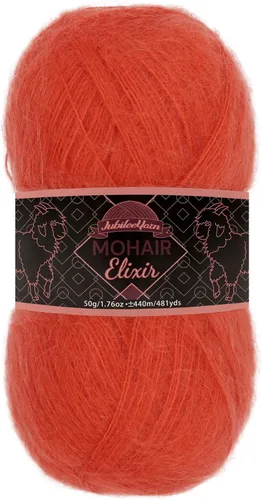 Vista 93 de JubileeYarn Mohair Elixir Yarn - 50g/Skein Baby Wool Blend - Cosmopolitan - 1 Skein