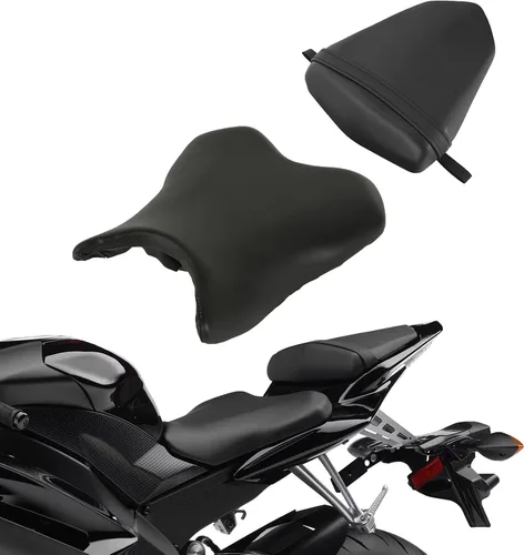 Vista 4 de TCMT Asiento del pasajero del conductor del conductor para Yamaha YZF R1 YZFR1 YZF-R1 2000-2001