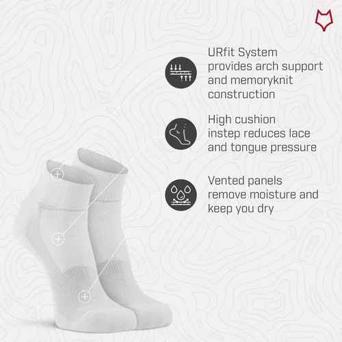 Vista 3 de FoxRiver Wick Dry Walker - Calcetines deportivos para mujer