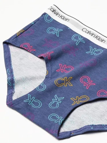 Vista 3 de Calvin Klein Girls' Little Modern Cotton Hipster Underwear, Multipack