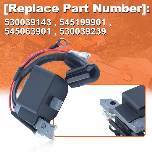Vista 3 de Para Husqvarna 240 235 141 141e 137 137e 136 136LE 41 36 para piezas de motosierra, kit de bobina de encendido, 530039143, 545199901, 545063901