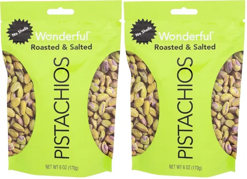 Vista 8 de Wonderful Pistachos - Pistachos sin cáscara, asados y salados, 6 onzas