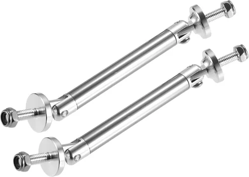 Vista 9 de ACROPIX Universal 3"-4" aleación de aluminio ajustable 2.953 in parachoques delantero difusor de labio barra de acoplamiento barras divisoras barras