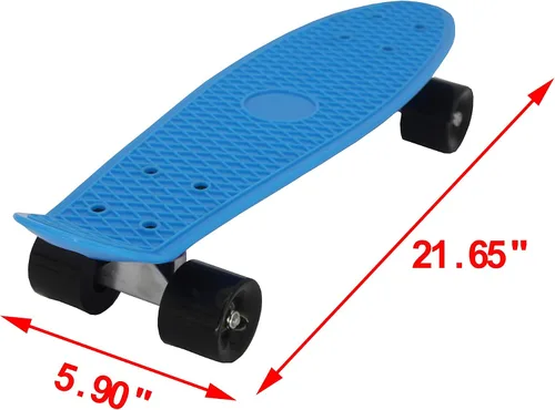 Vista 5 de FixtureDisplays® 22" Skateboard Cruiser 15192