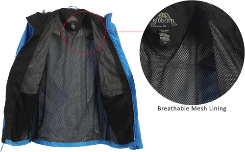Vista 3 de Gioberti Chaqueta impermeable para hombre