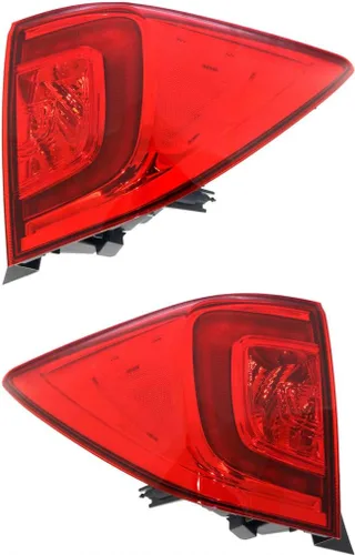 Vista 7 de KarParts360 Para 2016 2017 2018 Honda piloto luz trasera montaje lado conductor w/bombillas para HO2804107 33550TG7A01