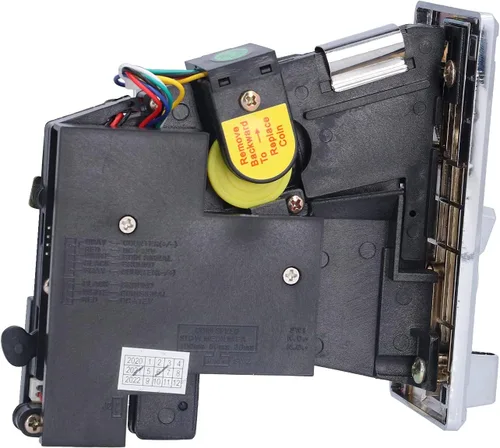 Vista 5 de Zyyini Aceptor, aceptador de máquina expendedora de juegos, selector de múltiples aceptadores de CPU programable para juego (gris plateado)
