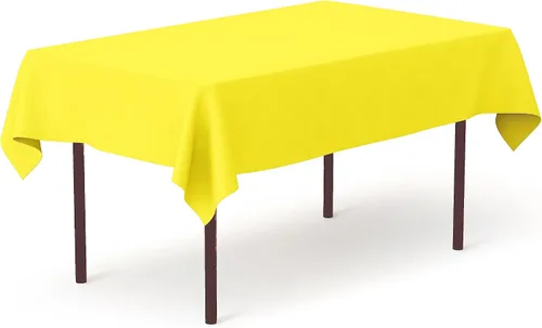 Vista 29 de Pomp - Mantel premium de poliéster con estampado abstracto de 52 x 52 pulgadas cuadradas Tela de fácil cuidado, resistente a arrugas y manchas