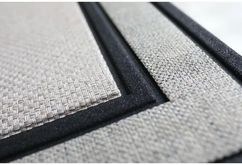 Vista 5 de Daylor Felpudo para interiores y exteriores, de 18 x 30 pulgadas, color gris/beige/negro, con parte trasera de goma, bienvenido a casa de Mimi