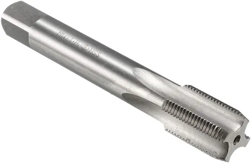 Vista 9 de uxcell Métrico Machinist Repair DIY Tool M12 x 0.039 in H2 de alta velocidad 4 flautas rectas roscado roscado