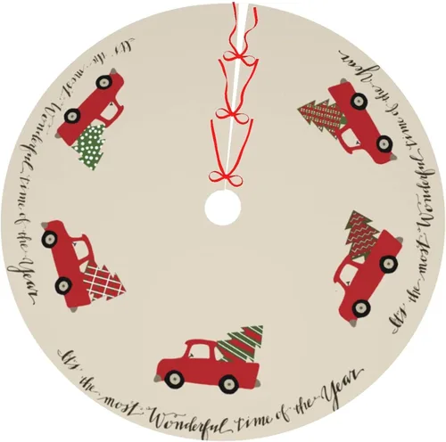 Vista 14 de Falda de árbol de Navidad de 30 pulgadas, edredón de cachorros labrador, decoraciones navideñas para fiestas festivas interiores y exteriores