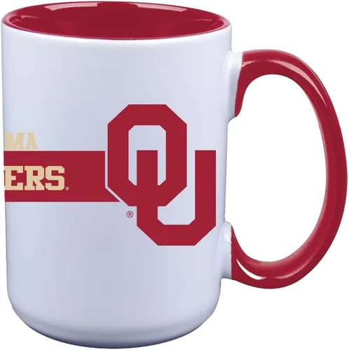 Vista 6 de The Memory Company Taza de café sublimada con licencia oficial de la NCAA de 15 onzas, Universidad de Alabama