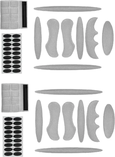 Vista 8 de JHFGJGH Juego de 2 almohadillas para casco de ciclo, kit de acolchado para casco, almohadillas de espuma universales para motocicleta, bicicleta