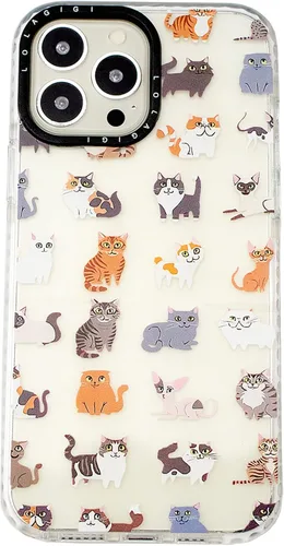 Vista 57 de Funda para iPhone 14 Plus, lindo diseño artístico de líneas faciales, diseño kawaii, diseño femenino de dibujos animados para mujeres, niñas