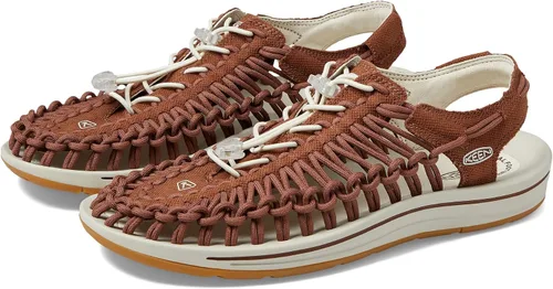 Vista 34 de KEEN Sandalias clásicas Uneek de dos cuerdas para hombre Timberwolf/Plaza Taupe