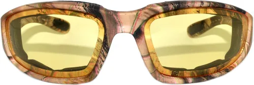 Vista 2 de Owl Motocicleta CAMO - Gafas deportivas de espuma acolchadas, lentes de colores, un par