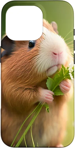 Vista 20 de iPhone 16 Guinea Pig Lover Cute Pet Women Girl Guinea Pig Graphic Case