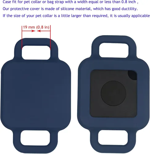 Vista 2 de Funda compatible con Tile Pro (2020 y 2018), funda de silicona protectora antiarañazos para Tile Pro (2020 y 2018), accesorio de placa de perro