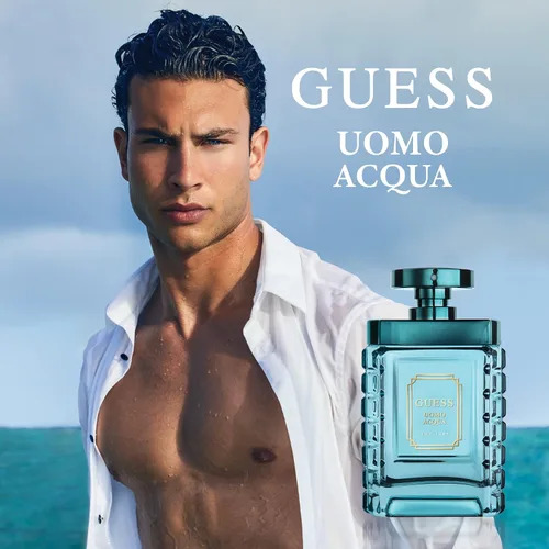 Vista 7 de Guess Uomo Acqua Eau de Toilette Colonia Spray para hombre, 1.0 onzas líquidas
