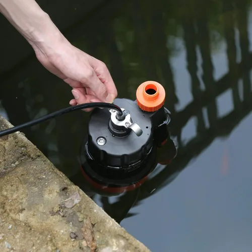 Vista 6 de Bomba de agua sumergible, 1/3 HP 2500 GPH Bomba de drenaje de agua limpia eléctrica portátil para drenaje de piscinas, inundaciones, piscina y sótano