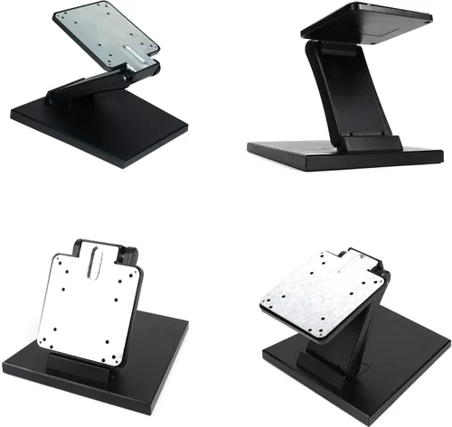 Vista 9 de Soporte de monitor plegable de metal ajustable para pantalla táctil Soporte de escritorio con orificio VESA 2.953x2.953 in y 3.937x3.937 in Todo