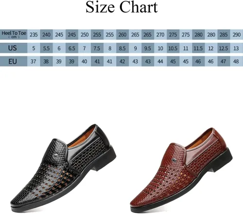 Vista 3 de Zapatos Oxford formales huecos de negocios para hombre, zapatos de cuero genuino transpirables de verano con punta puntiaguda, zapatos de cuero