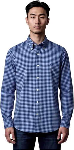 Vista 33 de Brooks Brothers Camisa Deportiva de Manga Larga sin Planchar con Botón para Hombre CORAL ROJO