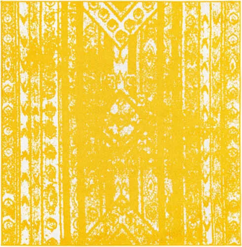 Vista 39 de Unique Loom Lennon Collection - Alfombra de área Zal (2 pies x 3 pies 1 pulgada, rectangular, gris y marfil)