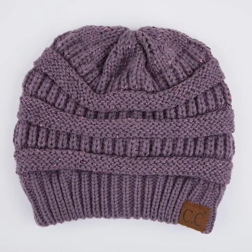 Vista 2 de C.C Exclusives - Gorro de punto trenzado, grueso, suave y cálido (HAT-20A) (HAT-30) (HAT-730)