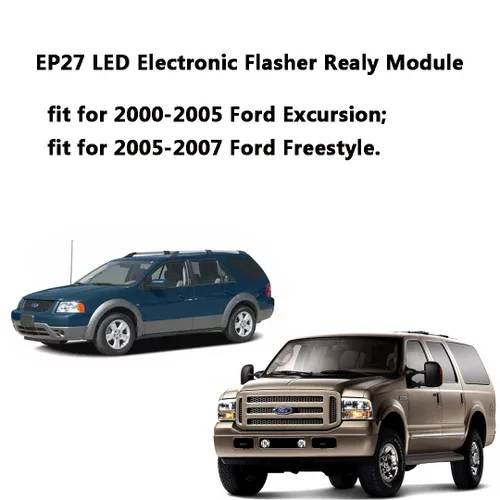Vista 5 de Relé intermitente LED EP27 de 5 pines para Ford Explorer 1995-2010 Expedición 2003-2011 Excursión 2000-2005 Señal de giro electrónica LED
