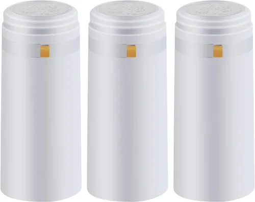 Vista 15 de Cápsulas termorretráctiles de PVC, 120 unidades de fundas retráctiles de vino negro mate, tapas transparentes para botellas de corchos, cápsulas