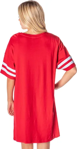 Vista 2 de Disney Varsity Tee - Camisón de fútbol americano de gran tamaño para mujer