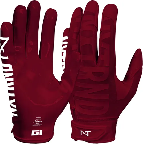 Vista 11 de Nxtrnd G1 Pro - Guantes de fútbol americano para hombre, guantes de receptor pegajosos para adultos