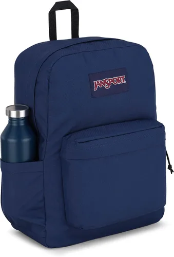 Vista 4 de JanSport SuperBreak - Mochila ligera para la escuela, Marino), JS0A4QUT
