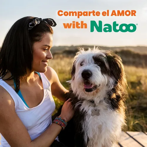 Vista 5 de NATOO Galletas para perros pequeños y cachorros, golosinas crujientes de coco y mango, galletas naturales saludables para perros, ricas en Omega 6