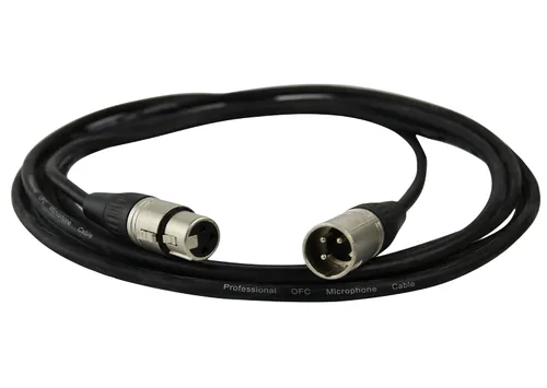 Vista 8 de Gearlux, cable de micrófono XLR, completamente balanceado, macho a hembra, 3.2 pies - paquete de 2