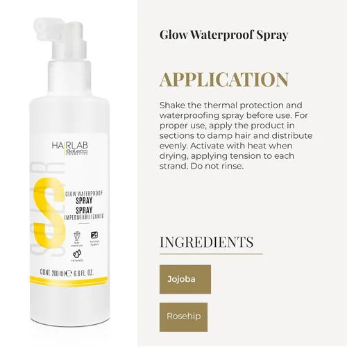 Vista 4 de SALERM - Spray para el cabello impermeable y reparador - Hair Lab Solar - 6.8 fl oz - Protector térmico para cabello seco o dañado por el sol