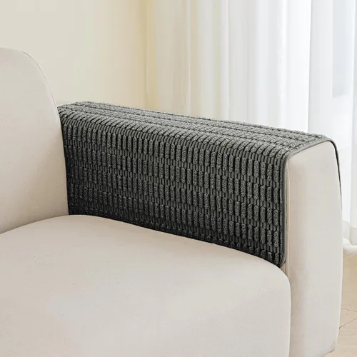 Vista 9 de Muamar Fundas para brazos de silla, fundas antideslizantes para brazos de sofá, fundas para reposabrazos de sofá, fundas para muebles, juego de 2