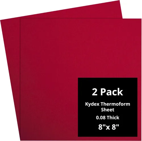 Vista 162 de Kydex Sheets - Solid Color DIY Kit for Crafting Holsters, Sheaths, and Mag Pouches - (8x8, 8x12, 12x12), Premium Thermoform Sheets - Thick, Durable
