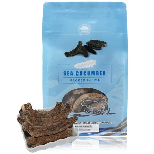 Vista 12 de DOL Wild Alaska Red Sea Pepino 9-12pcs 7-9 años 9-12 (pepino de mar seco)- en caja grande 8oz/caja Caja Grande-8 onzas