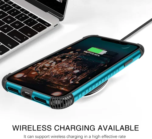 Vista 8 de BENTOBEN Funda para iPhone 11, funda para teléfono iPhone 11, resistente 2 en 1, protección completa rugosa a prueba de golpes, híbrida parachoques